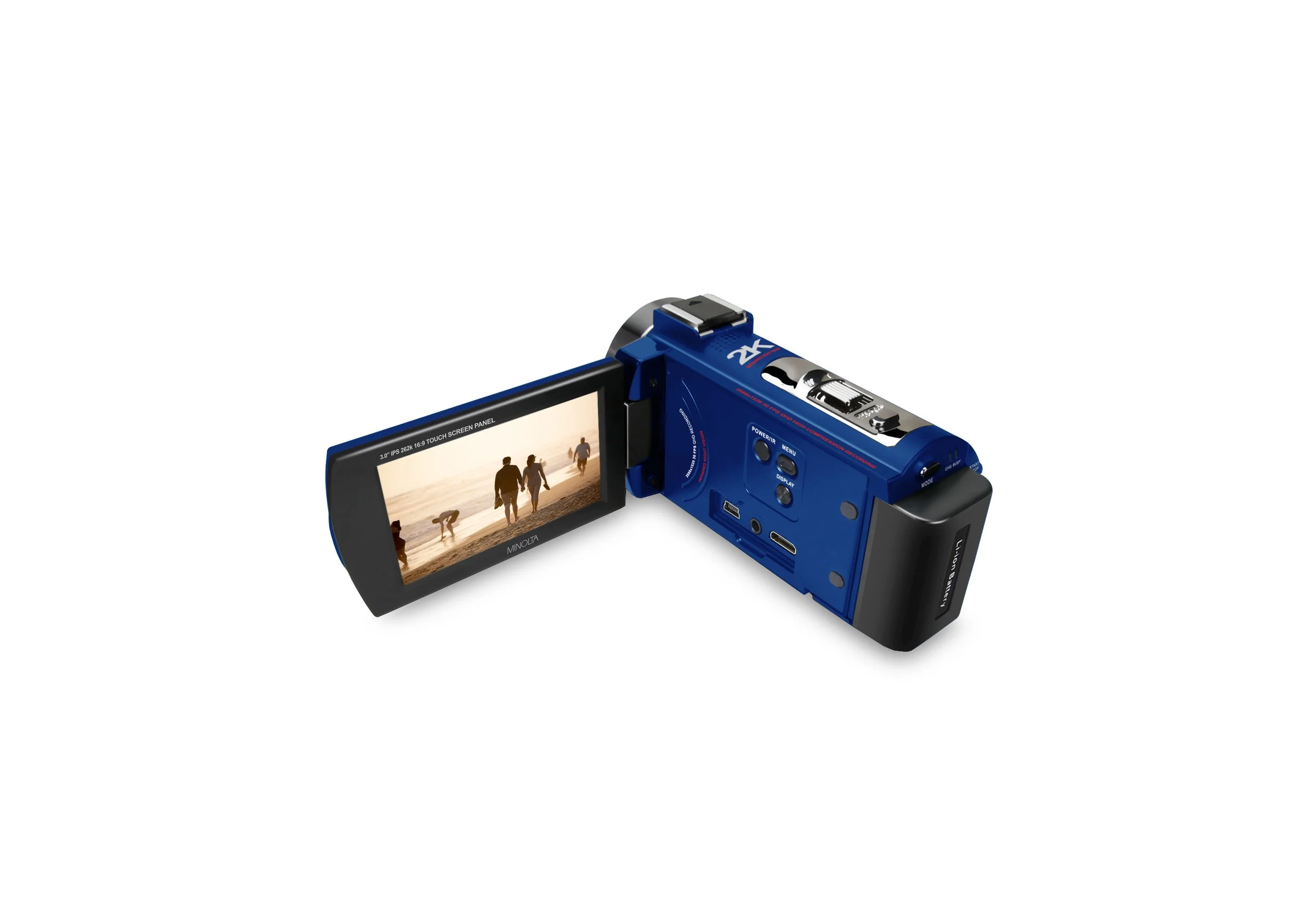 MN2K10NV - 2.7K Quad HD / 48MP IR Night Vision Camcorder — Minolta